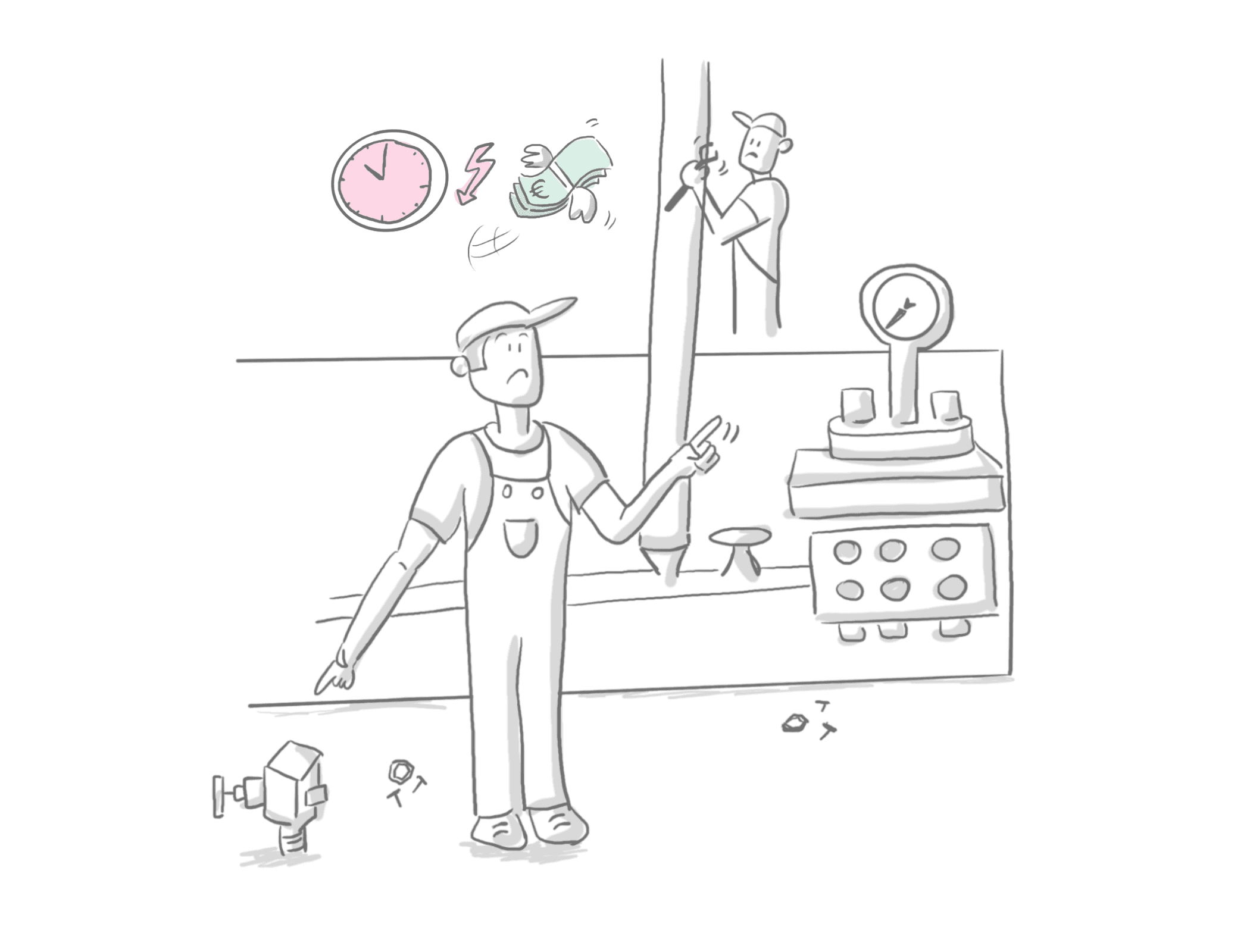 Verzögerung beim Anlagenbau